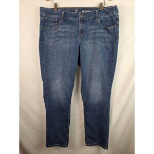 New York & Co NY&C Women's Jeans Size 18 Slim Slouch Lower Waist Denim Pants